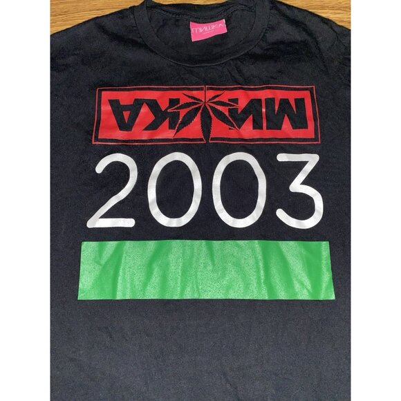 Rare MISHKA MNWKA x Cyrillic Rush Bandana T Shirt Size Medium - Picture 2 of 5
